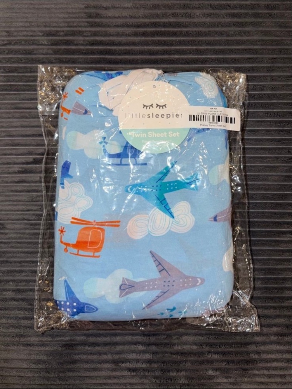 Little Sleepies Let’s Fly Planes TWIN sheet set, bamboo bedding airplanes